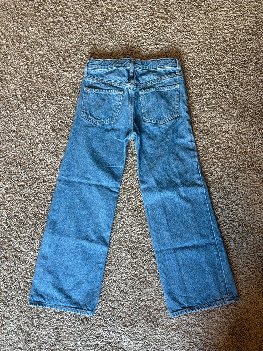 Old Navy Two-Tone Blue Panel Kids Jeans
